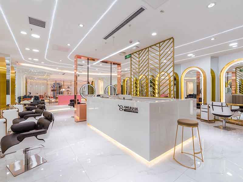 德陽理發(fā)店裝修成什么風格受歡迎，理發(fā)店怎么挑選燈具