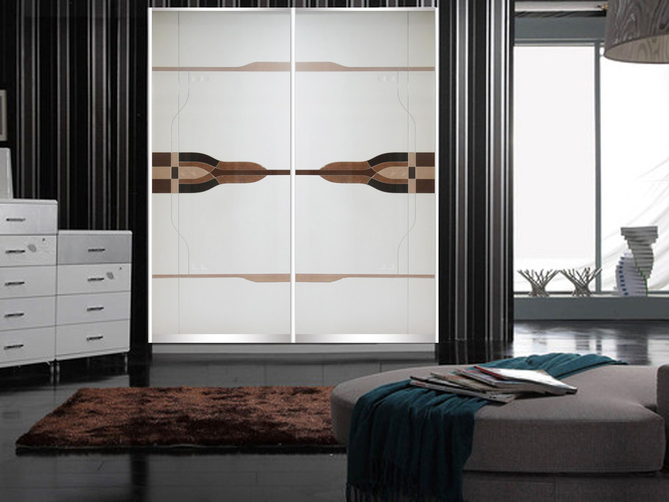 衣柜門軌道卡住推不動，修理不如換配件，請人上門處理大概200元搞定