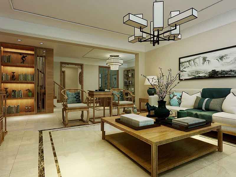 簡(jiǎn)中風(fēng)格客廳裝修的時(shí)候，應(yīng)該如何搭配燈具