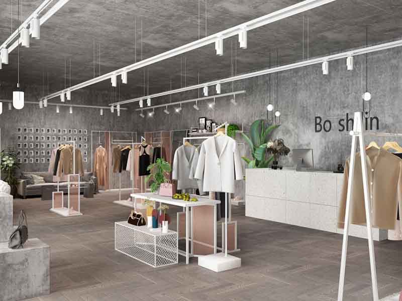 一般的女裝店時尚風(fēng)格裝修，需要兼顧方面能提升顧客好感度