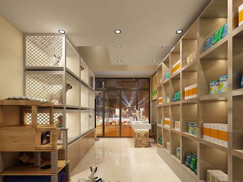 德陽寵物店裝修時都知道卻做不好的細節(jié)，廣告字體和店鋪氛圍