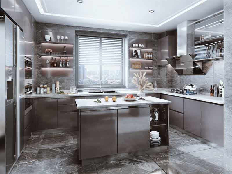 德陽廚房裝潢有講究，既節(jié)省空間又分布合理