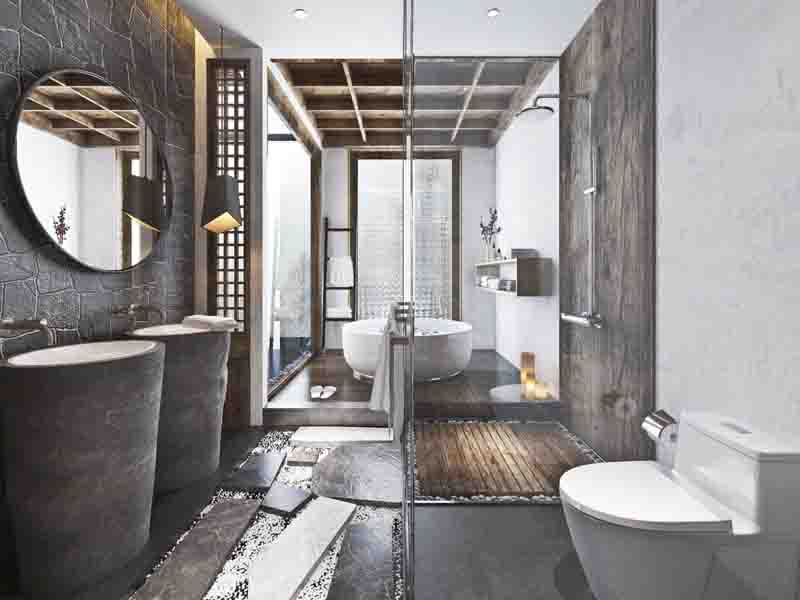 德陽洗手間設(shè)計(jì)小竅門，利用浴缸增加儲(chǔ)物空間