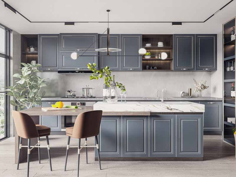 德陽(yáng)小廚房設(shè)計(jì)技巧，操作臺(tái)高度和燈光布局都有講究