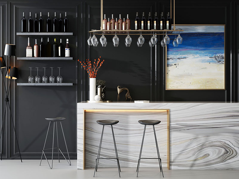 德陽吧臺裝修有什么規(guī)則可循，室內(nèi)設計吧臺要考慮些什么