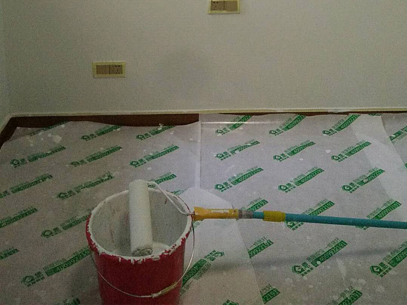 刷墻，地面保護