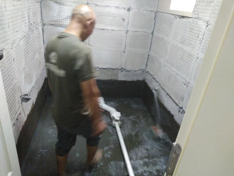 廁所瓷磚拆除，閉水試驗(yàn)方案