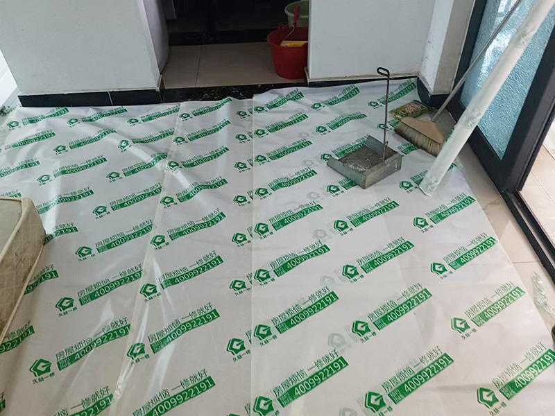 墻面局部修補(bǔ)，地磚保護(hù)