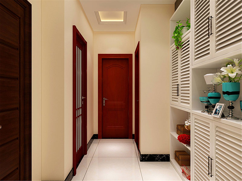 福州進門玄關(guān)裝修設(shè)計,客廳鞋柜隔斷,福州玄關(guān)裝修效果圖