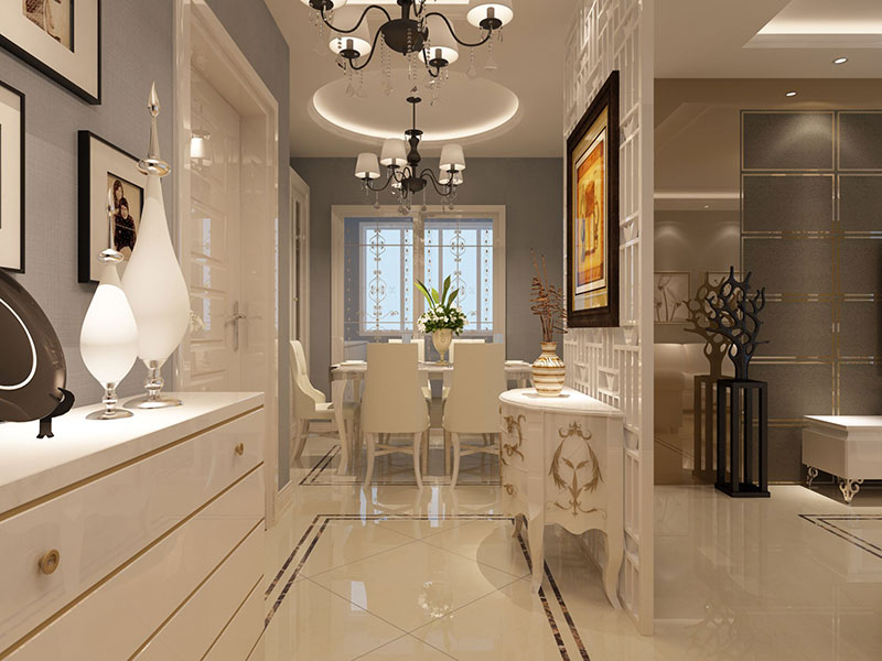 上海進門玄關(guān)裝修設(shè)計,客廳鞋柜隔斷,上海玄關(guān)裝修效果圖