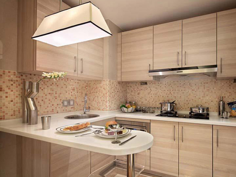 小戶型5平方廚房裝修巧思多，家電嵌入