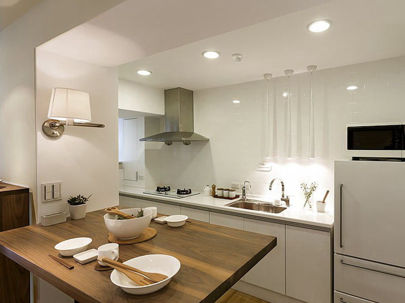 武漢新裝裝修廚房實景圖