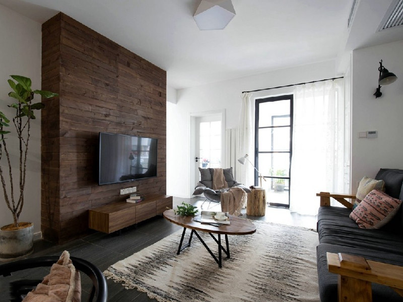 上海二居室舊房客廳裝修圖