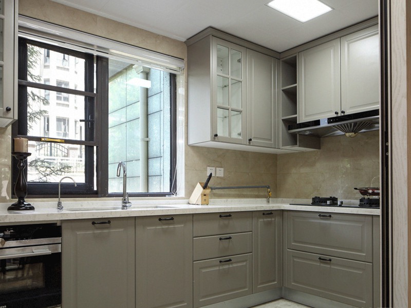 舊房改造都市風廚房裝修圖