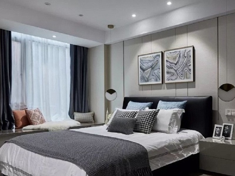 二手房墻面翻新北歐風臥室