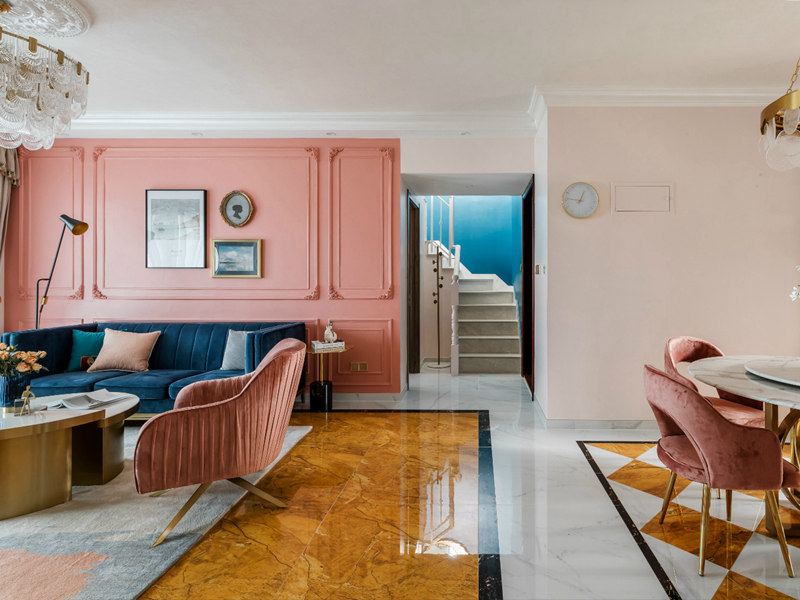 孝感市云夢(mèng)縣別墅客廳裝修設(shè)計(jì)