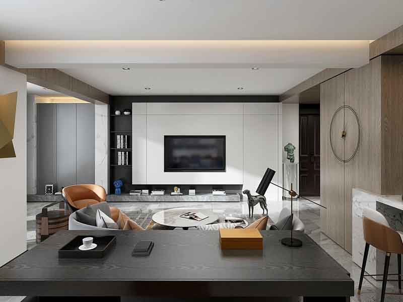 江門市蓬江區(qū)客廳裝修設計效果圖