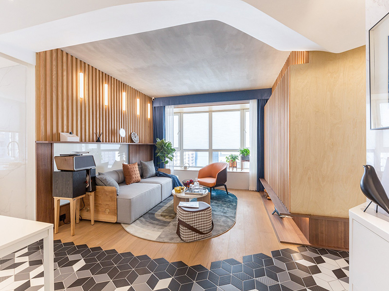 桂林市臨桂區(qū)小戶型裝修設計-客廳裝修