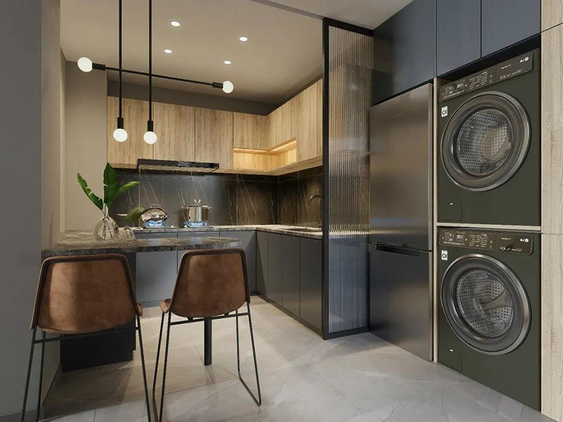 南平市延平區(qū)全屋裝飾裝潢設(shè)計(jì)-開放式廚房