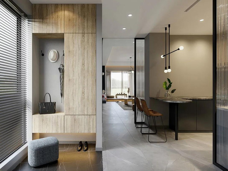 南平市建陽區(qū)清水房全屋裝修設計-玄關設計