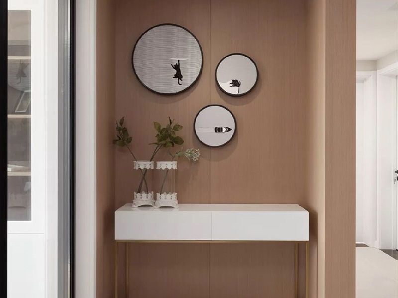 衡陽市珠暉區(qū)小戶型整體裝修翻新-梳妝臺設計