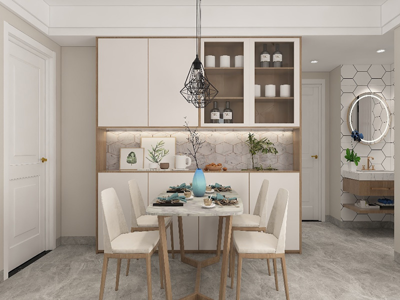 阜陽(yáng)市潁州區(qū)小戶(hù)型裝修設(shè)計(jì)-開(kāi)放式廚房設(shè)計(jì)