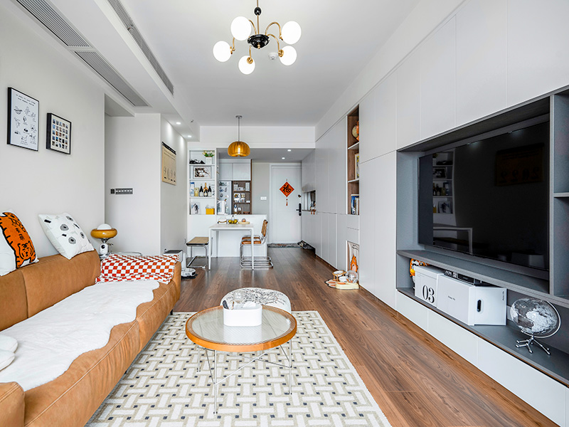 六盤(pán)水市鐘山區(qū)126平四居室全屋裝修設(shè)計(jì)-客廳設(shè)計(jì)