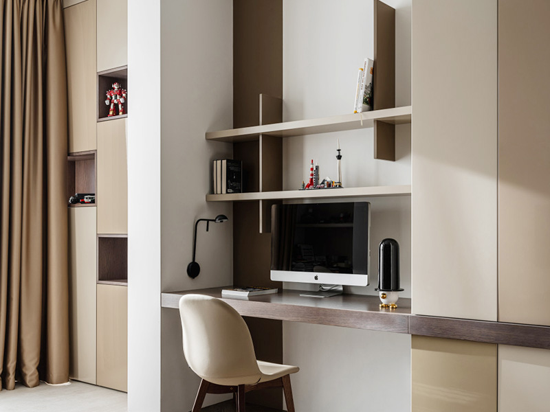 蘇州市太倉市現(xiàn)代簡約裝修風格設計-書桌設計